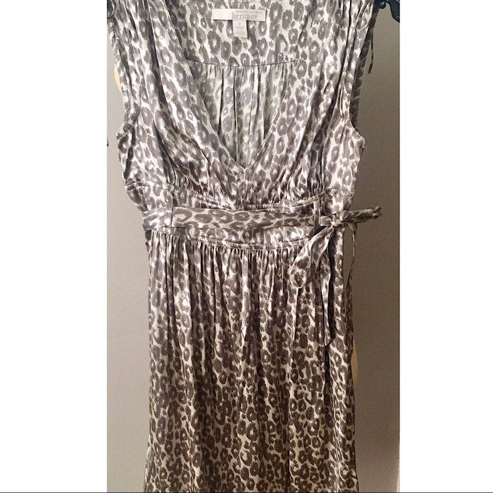 Banana Republic Leopard Print Dress animal print